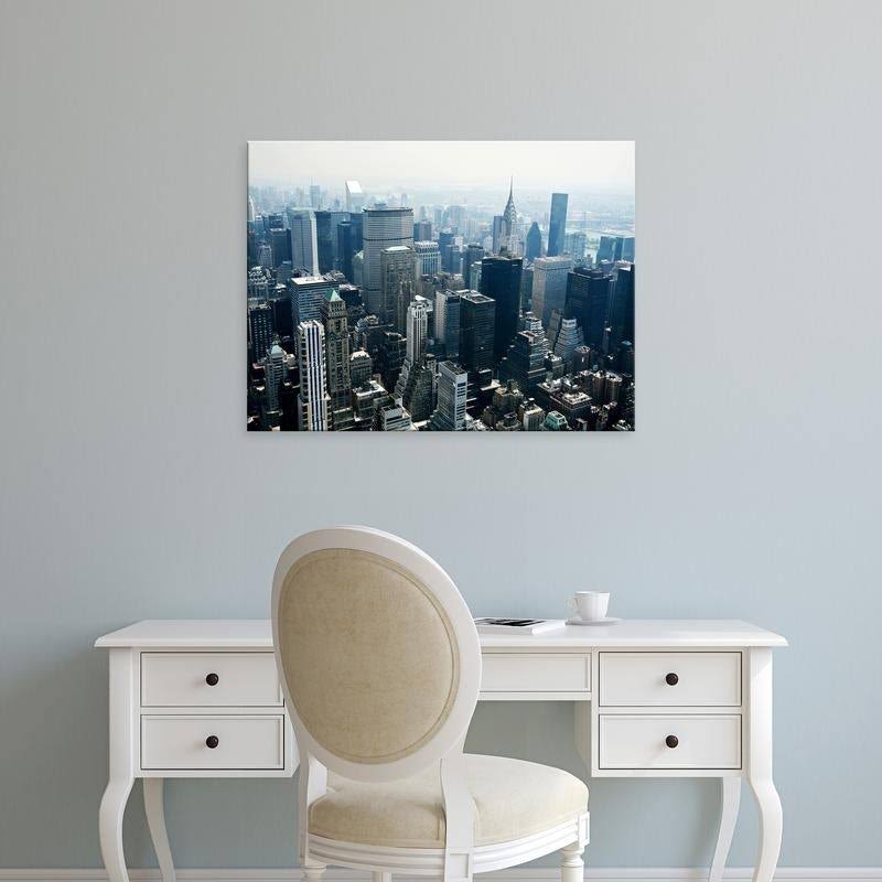 Premium Canvas Art - 18 x 24 - Modern Black Frame W46270