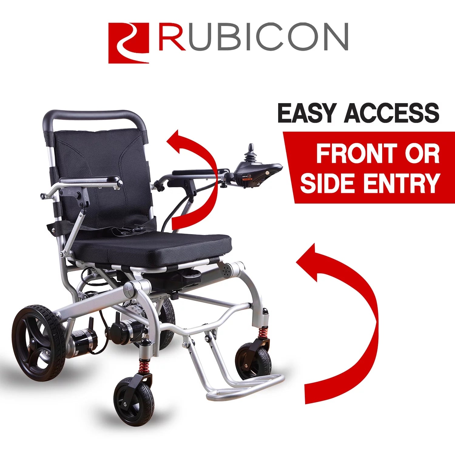 Super Lightweight Foldable Electric Wheelchair with Detachable Battery U37328
