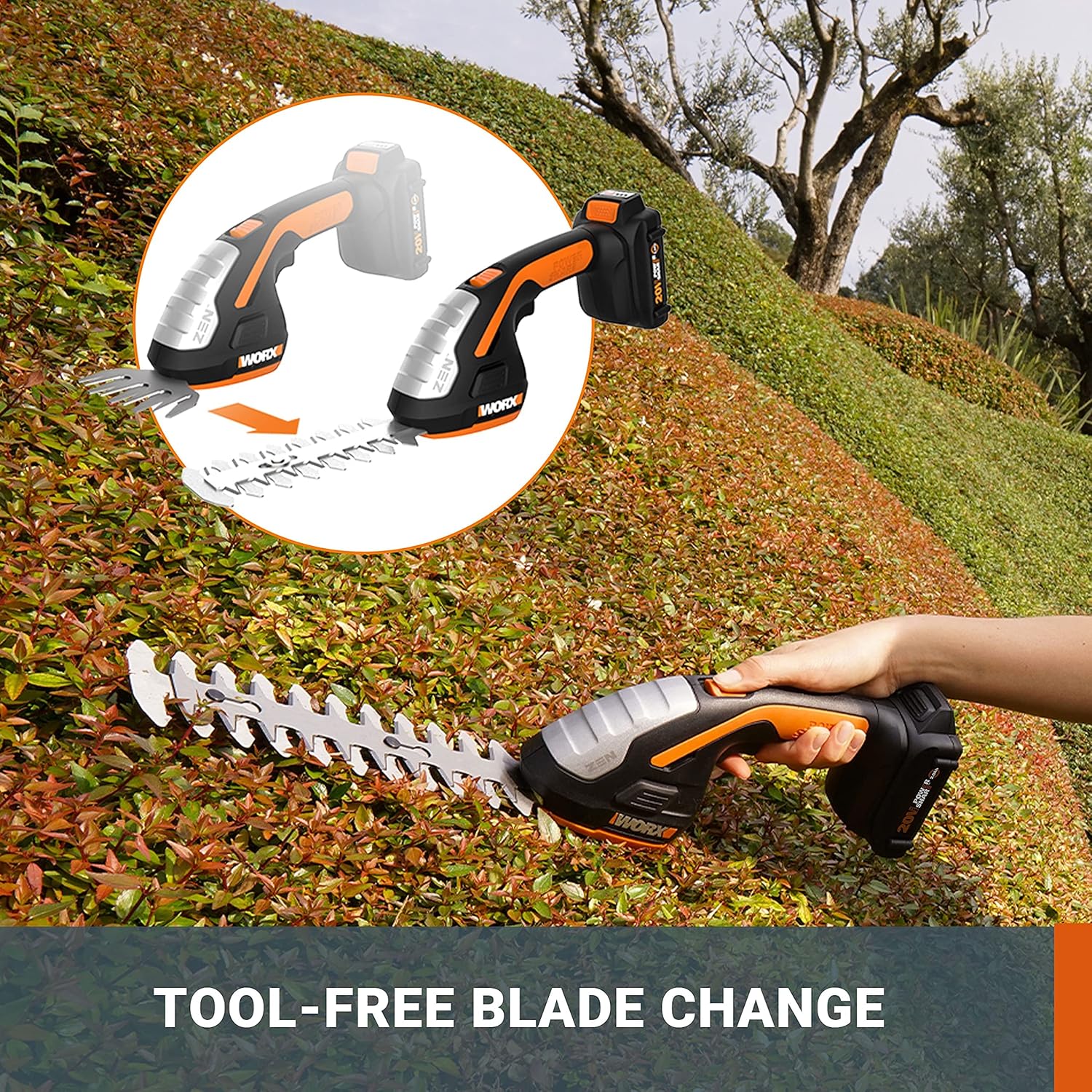 20V Cordless Shrubber Trimmer Grass Shear J64869