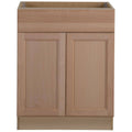 Unfinished Beech Frameless Base Cabinet with Drawer H282