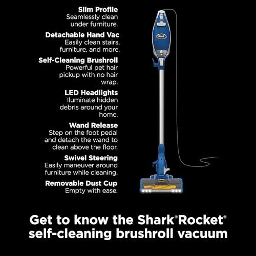 Corded Stick Vacuum with XL Dust Cup, Lightweight, Converts to Hand Vacuum Y17083