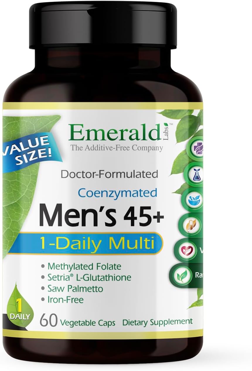 Women's 45+ 1-Daily Multi (60 Caps) & Men's 45+ 1-Daily Multi (60 Caps) Complete Multivitamin M990