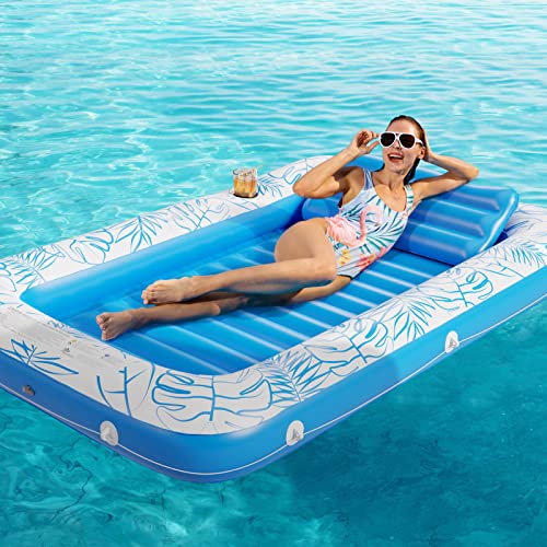 4 in 1 Inflatable Tanning Pool Lounger Float B6690