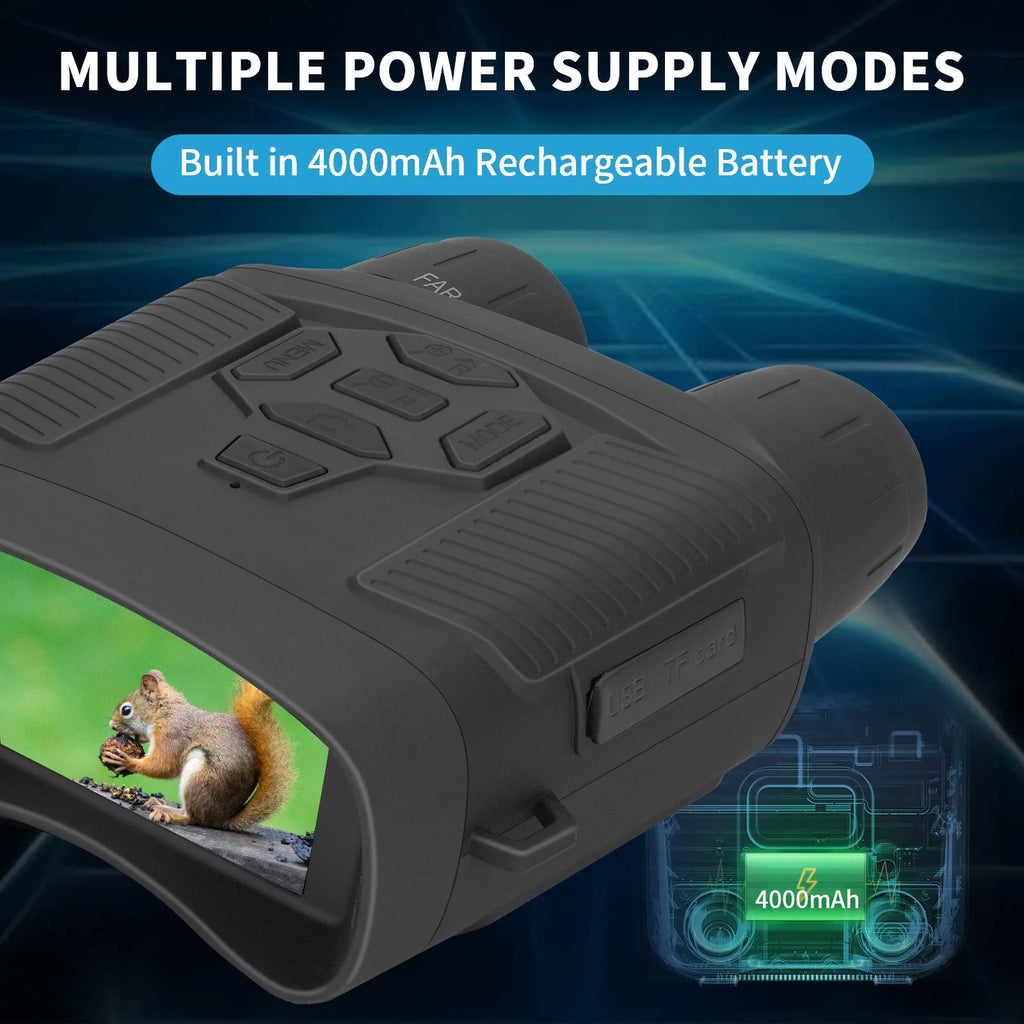 Night Vision Binoculars with 32GB SD Card 36MP 4K 5x Zoom A40557