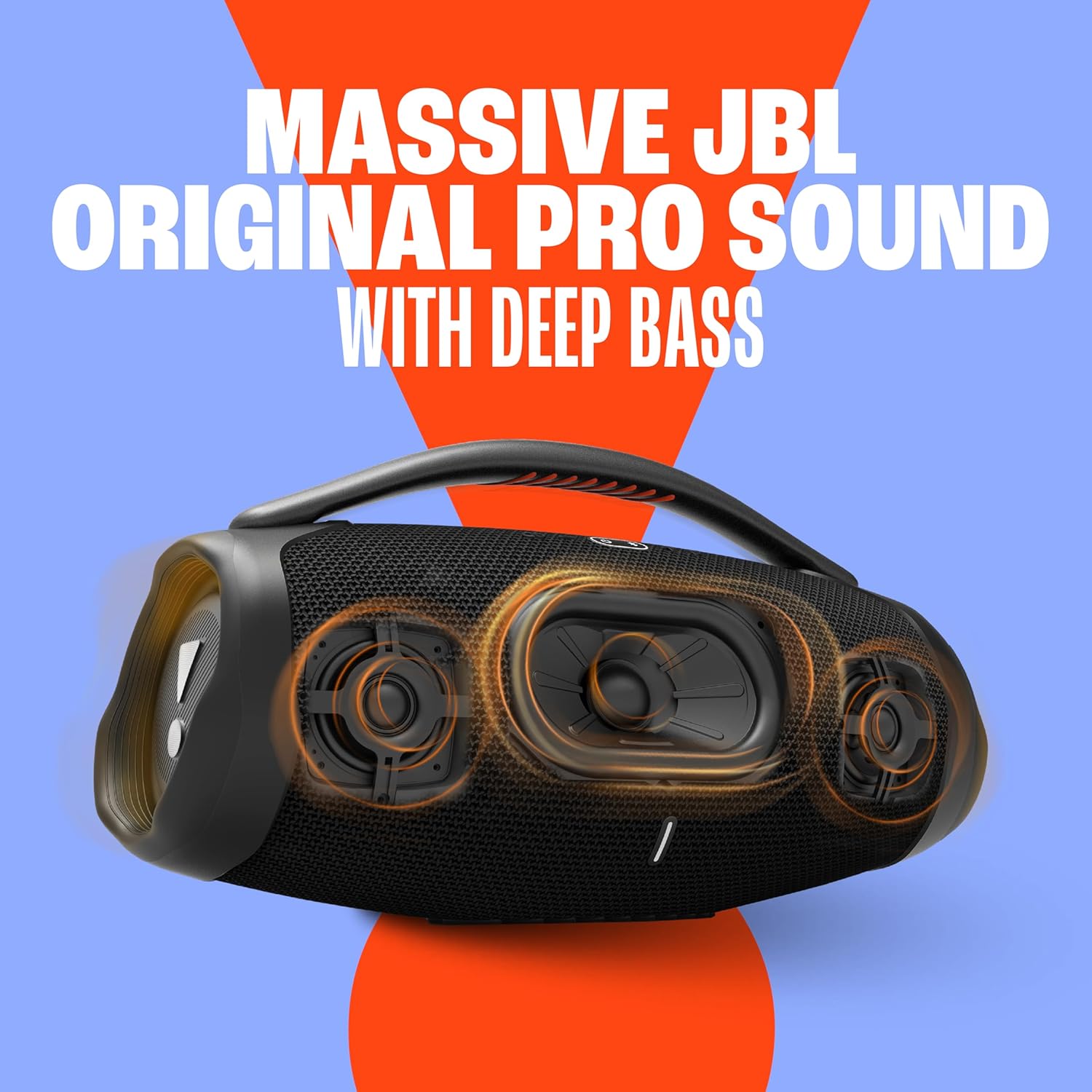 Black Portable Bluetooth Speaker with IPX7 Waterproof Y28357