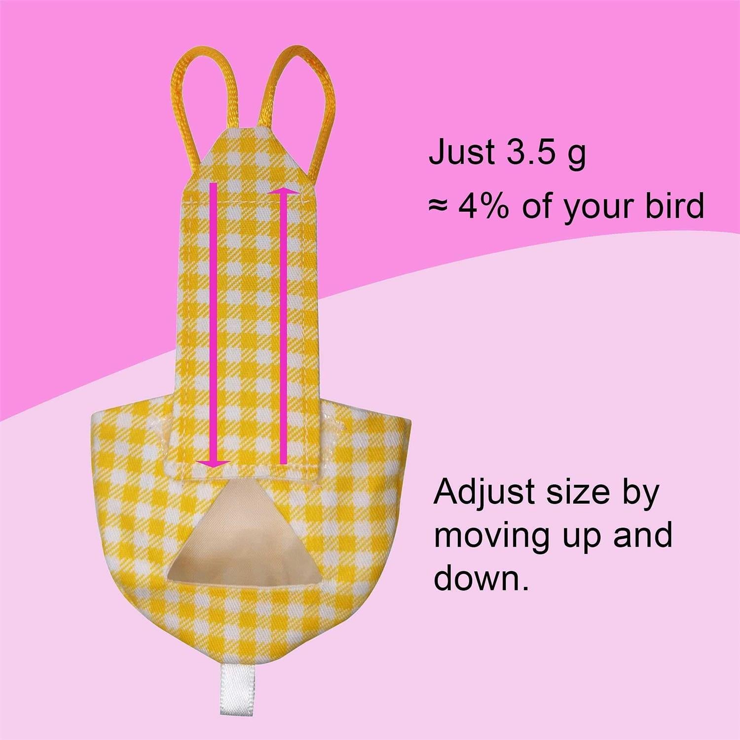Bird Diaper Harness Flight Suit with 80 Inch Flying Leash L18400