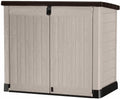Beige/Brown Outdoor Storage Shed P201