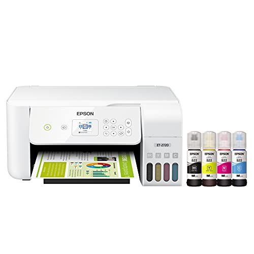 White Wireless All-in-One Supertank Printer with Scanner and Copier R1646