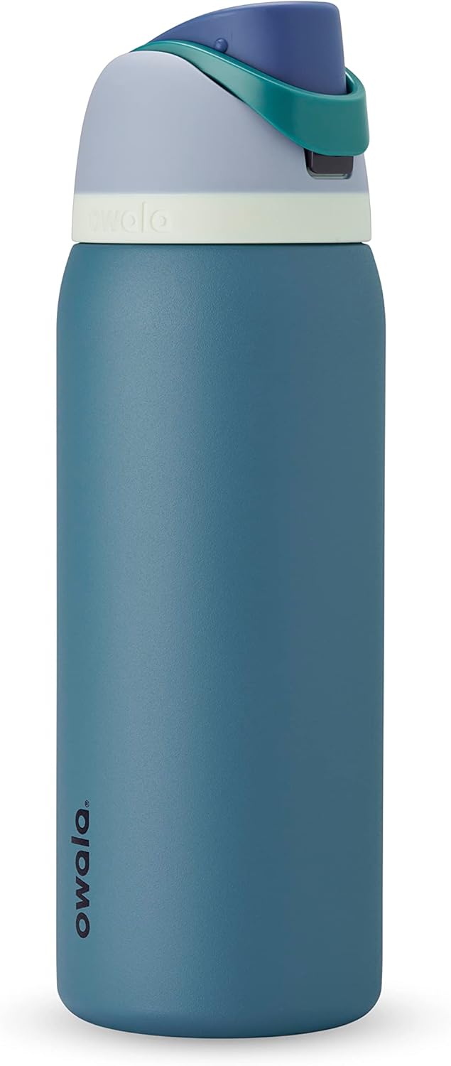 40-oz Insulated Water Bottle Bundle with Cleaning Brush Accessories (Blue/Teal) V782563