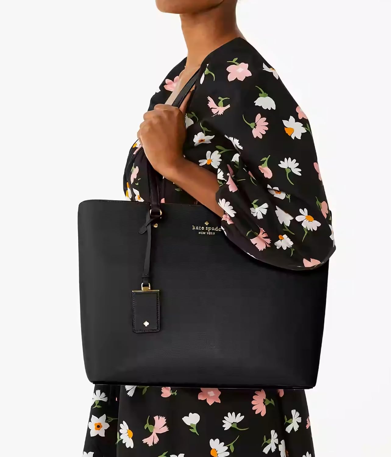 Black Large Tote Handbag N387344