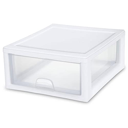 Clear 27 Quart Stacking Drawer O256