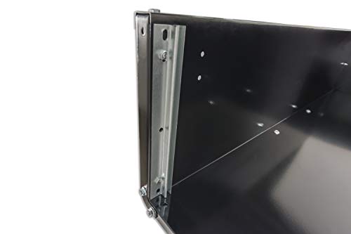 Black 750-Pound Max Utility Tow Behind Dump Cart H658