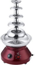 5 Tiers Stainless Steel Chocolate Fondue Fountain Machine X74760