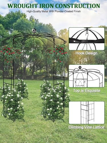 9.5FT Metal Garden Arch M978956