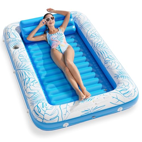 4 in 1 Inflatable Tanning Pool Lounger Float B6690