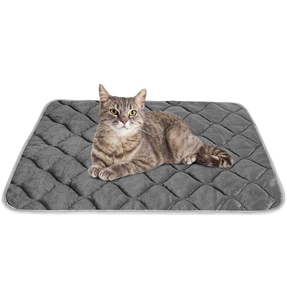 Self Heating Cat Mat Thermal Pet Bed Mat Self-Warming Pet Crate Pad B1098
