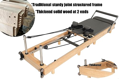 Wood Foldable Pilates Reformer Machine V161