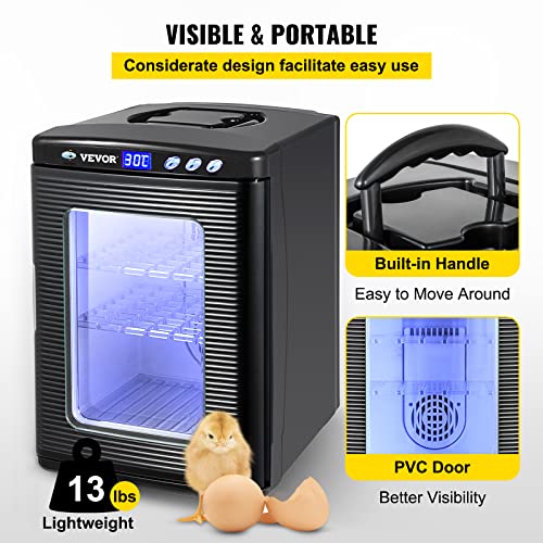 Black 25L Digital Reptile Incubator D258