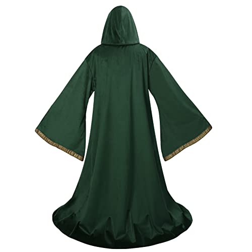 Wizard Robe with Hood Sleeves Halloween Costume Cloak L781889