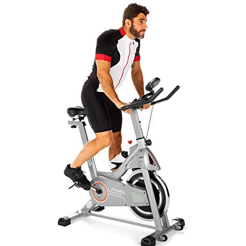 Stationary Exercise Bike with Seat Cushion and Silent Belt Drive M850