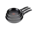 3-Piece Nonstick Aluminum Fry Pan Set in Black B5804