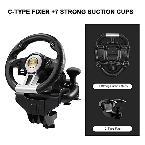 Orange Racing Wheel with Pedals T325656