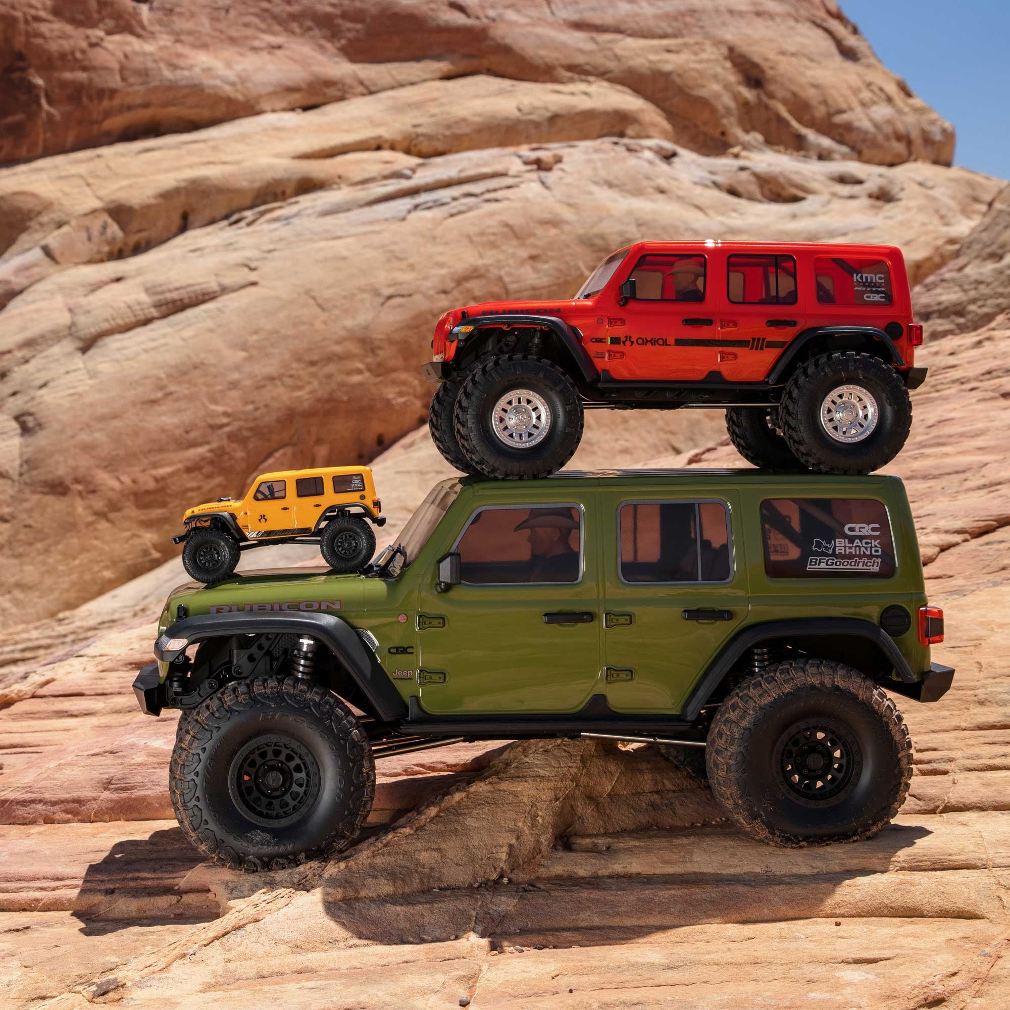 Green 1/6 4 Wheel Drive Rock Crawler RC Truck J130