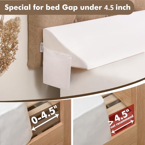 Blue 76"x10"x6" King Bed Wedge Pillow N71883