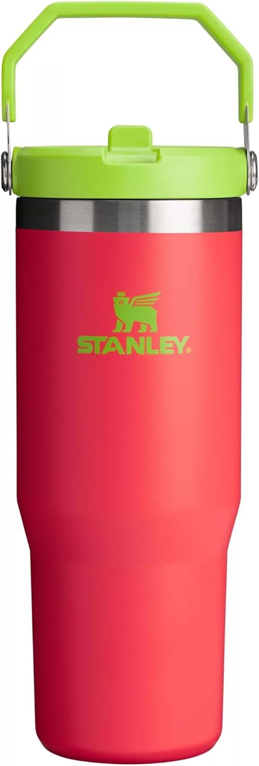 30 oz Stainless Steel IceFlow Flip Straw Tumbler V2996