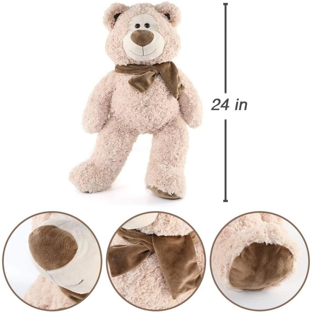 Beige 24'' Giant Teddy Bear Stuffed Animal Plush Toy V14608