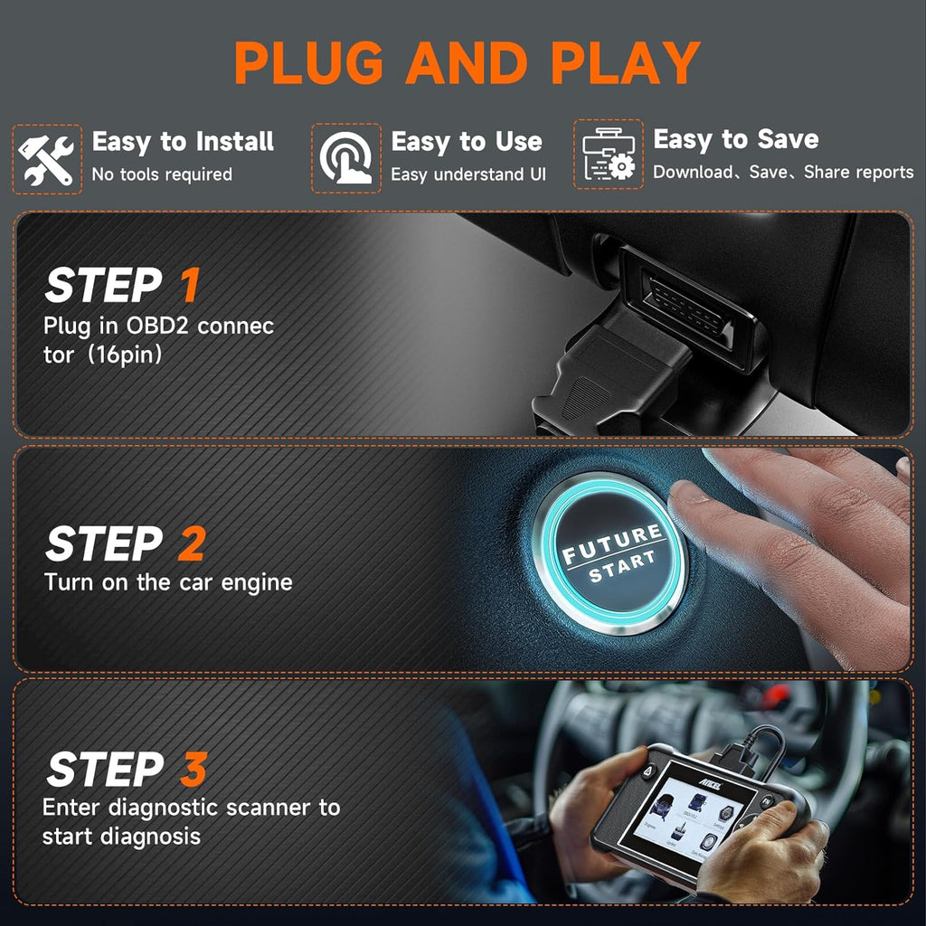 OBD2 Scanner Diagnostic Tool A882
