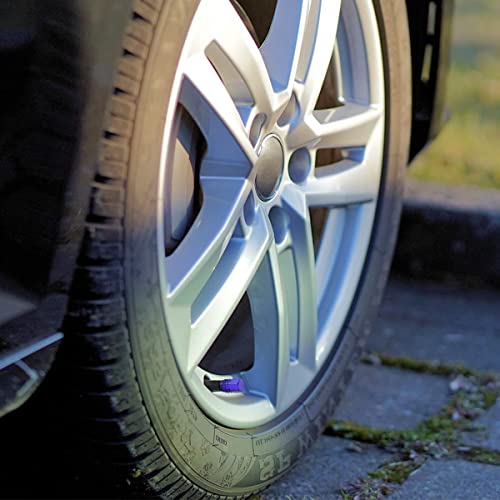 12 PCS Yellow Hexagon Tire Valve Stem Caps N776