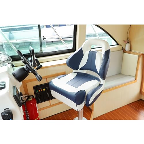 Yellowish-Brown/Black Flip Up Boat Bucket Seat J948
