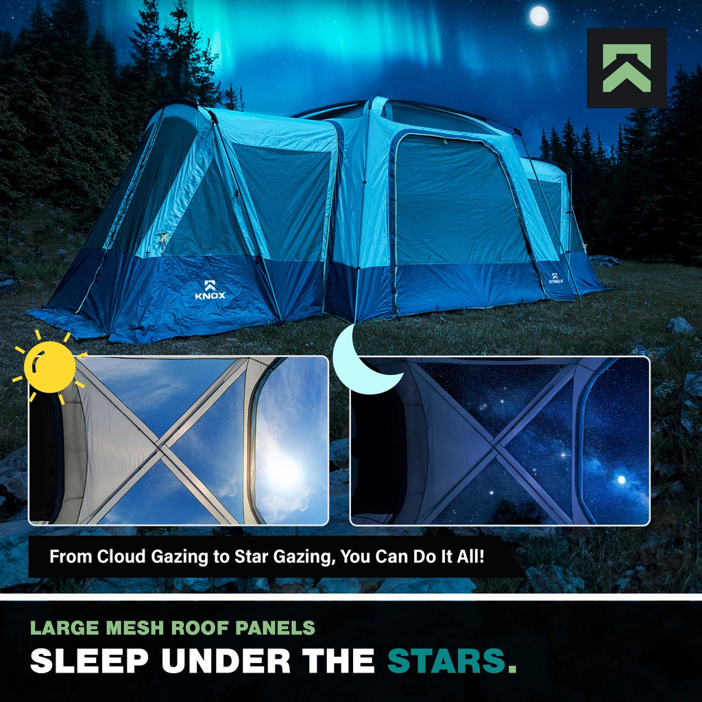 10-Person SUV Tent with 2 Screen Rooms Rainfly A3526