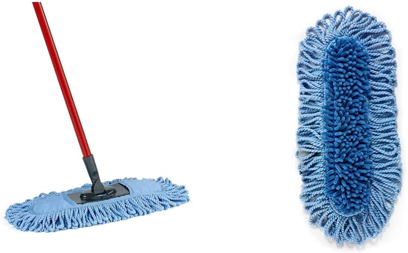 Dual-Action Microfiber Sweeper Dust Mop & Dust Mop Refill P912967