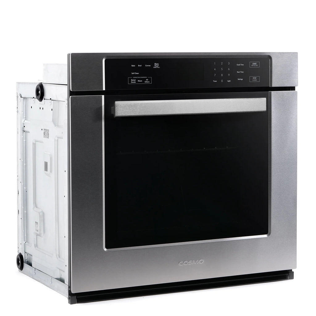 5 Piece Kitchen Appliance Package With 36" Electric Cooktop 30" Single Electric Wall Oven 24.4" Countertop Microwave French Door Refrigerator 24" Built-in Fully Integrated Dishwasher W157808