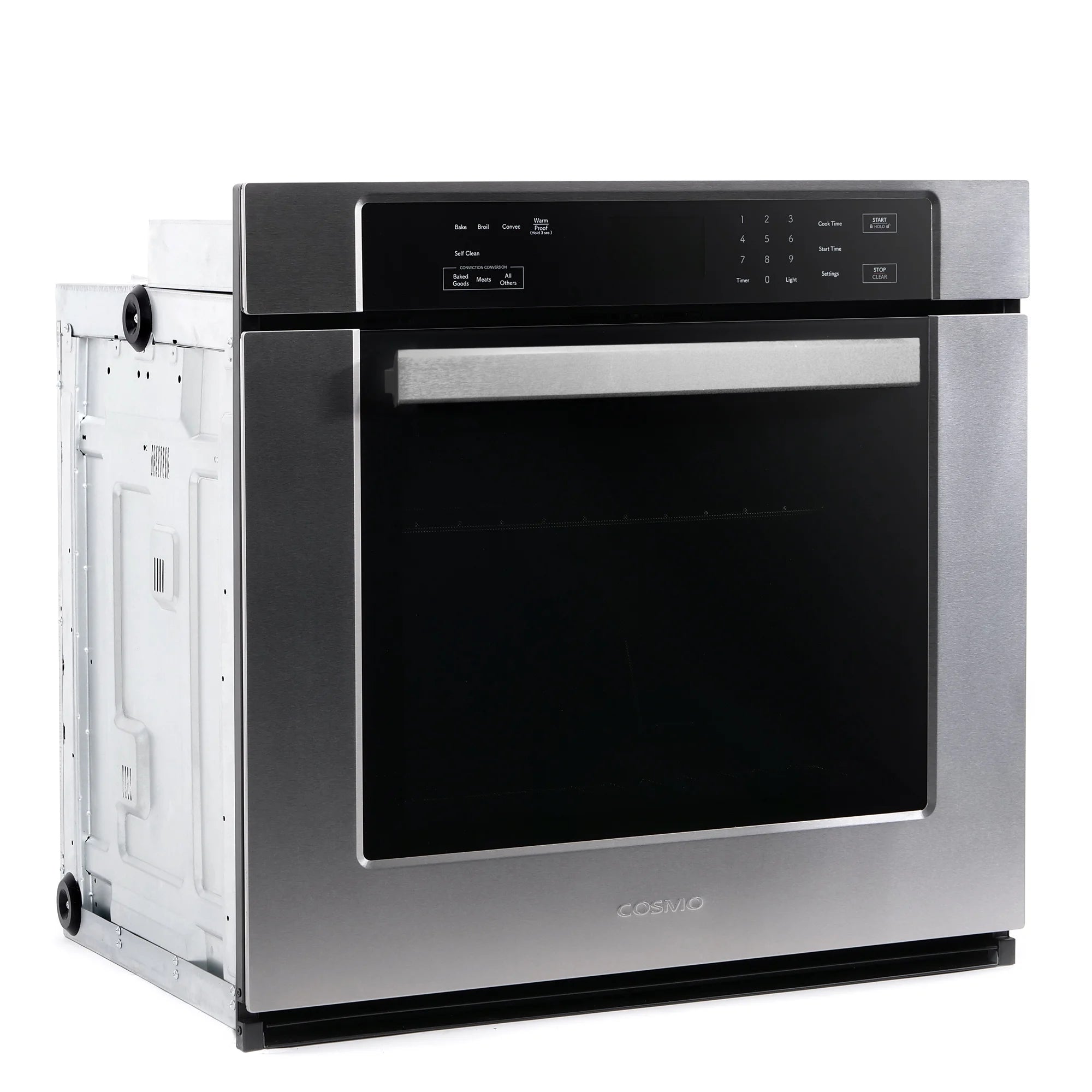 5 Piece Kitchen Appliance Package With 36" Electric Cooktop 30" Single Electric Wall Oven 24.4" Countertop Microwave French Door Refrigerator 24" Built-in Fully Integrated Dishwasher W157808