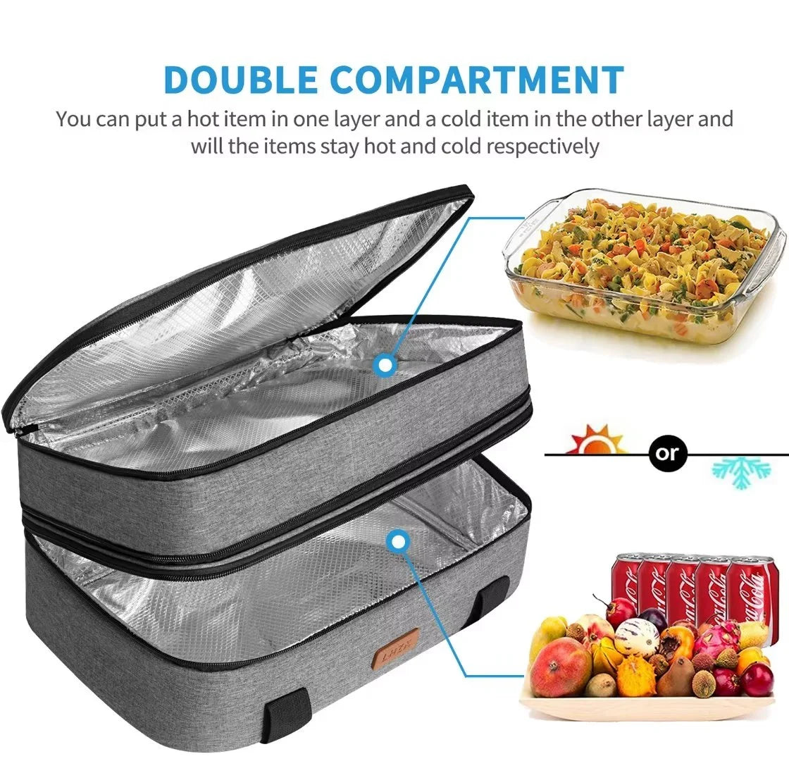 Grey Insulated Casserole Carrier W610704