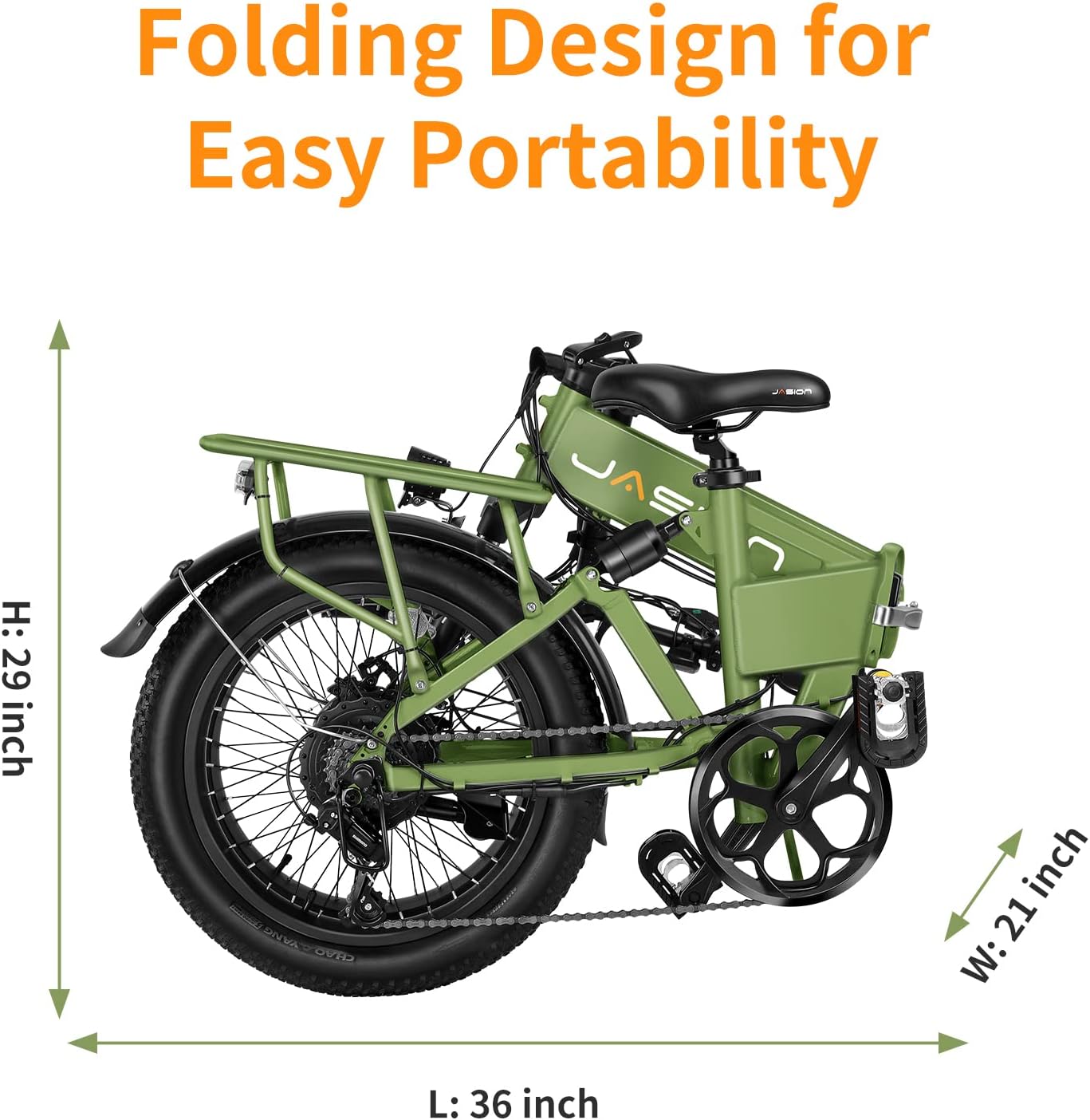 20" Fat Tire Folding Electric Bike N814