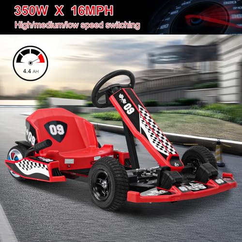 Red Electric Go Kart with 350w Motor M689