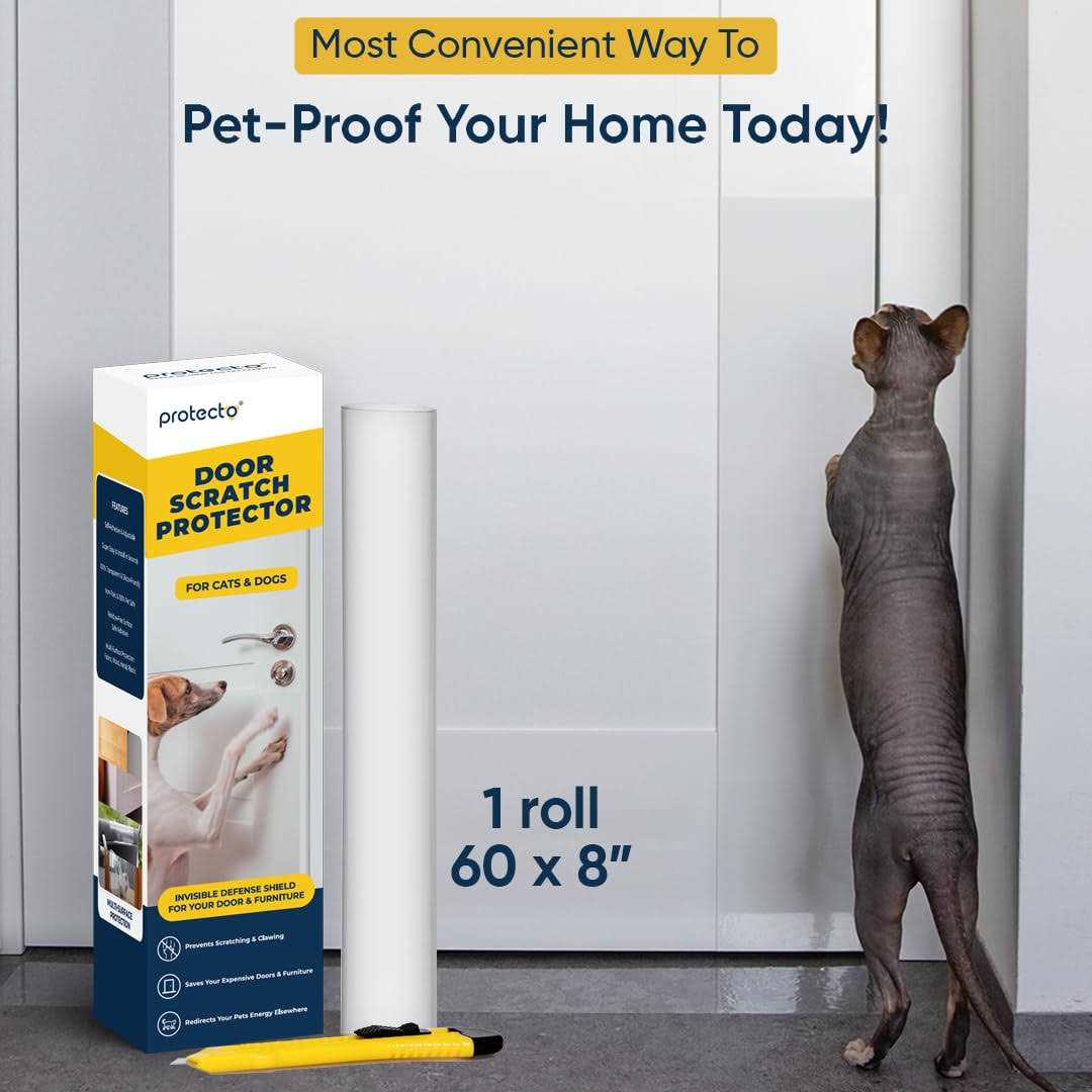 Pet Scratch Protector Door Guard Wood Furniture Shield T771668