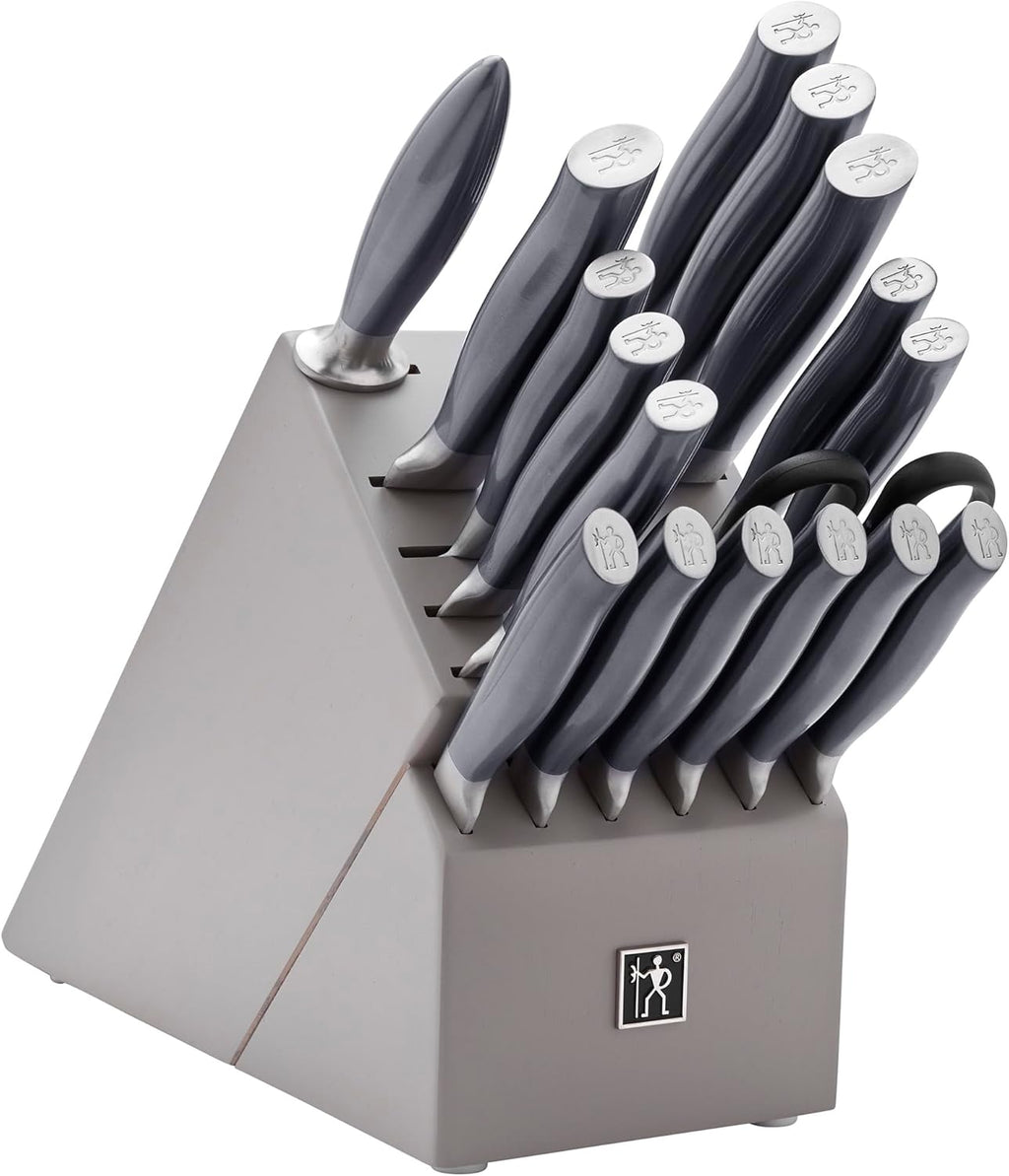 18 Piece Grey Knife Block Set X5168
