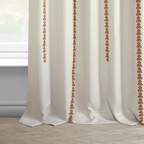 Room Darkening Curtains 50 X 108 Printed Linen Textured Black U80420