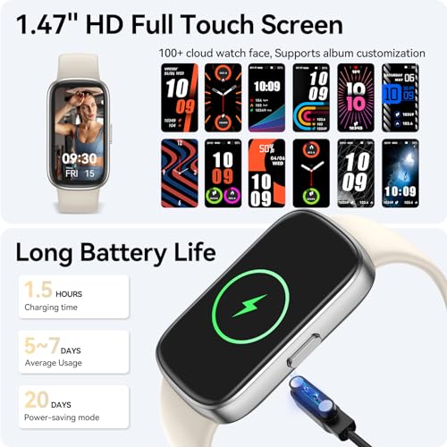 24/7 Heart Rate Sleep Blood Oxygen Monitor IP68 Waterproof Smart Watch V69057