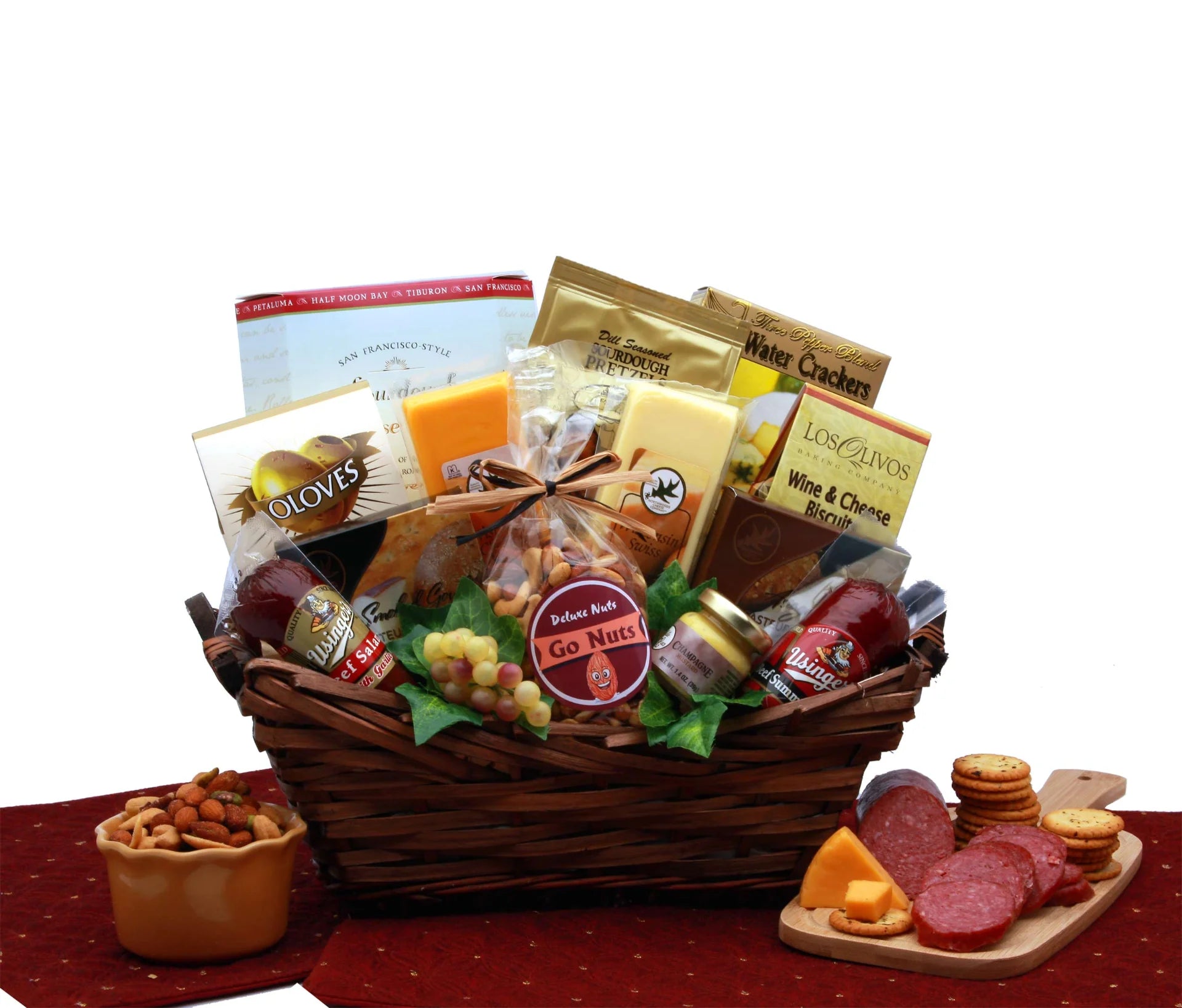 Meat and Cheese Gift Basket Y114641