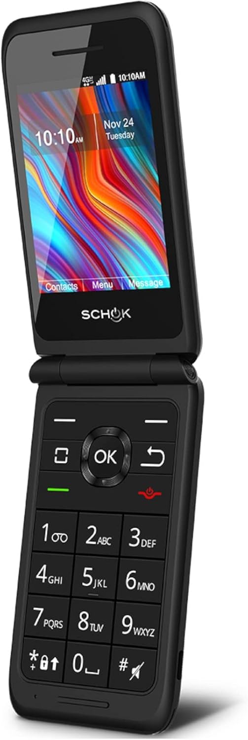 Black 4G LTE Flip Phone (8GB) X9325