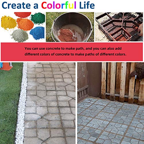 15.7"x15.7"x1.57" Reusable Concrete Path Maker Molds T7547