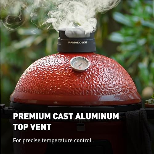 18-inch Ceramic Wood Pellet Grill and Smoker with Cart T768868