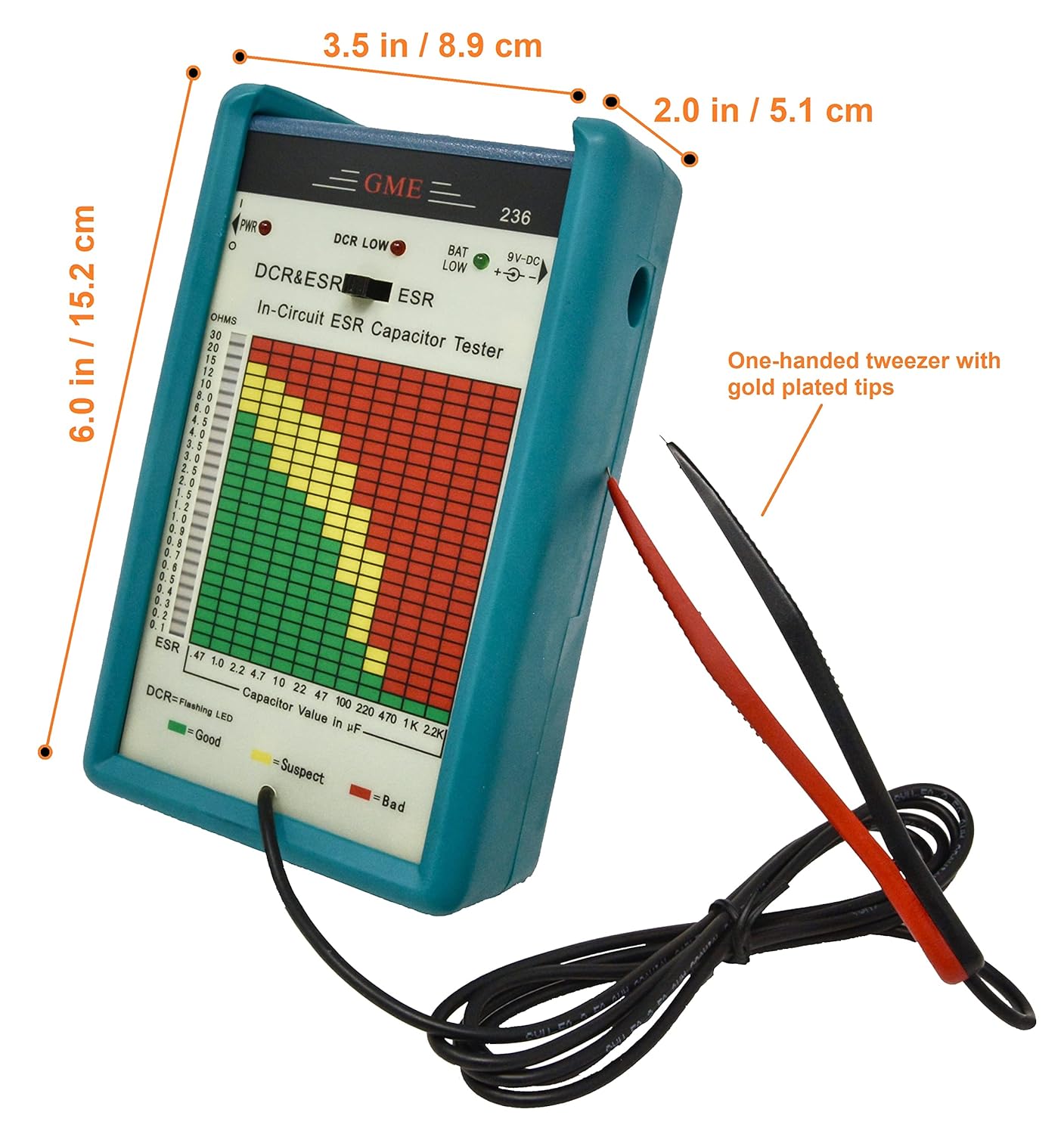 ESR Capacitor Tester Capacitance Meter U134158