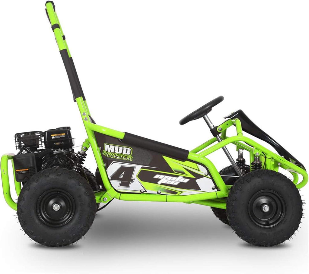 98cc Full Suspension Green Go Kart E91600